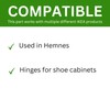Spare Hardware Parts HEMNES Shoe Cabinet Hinge (Replacement for IKEA