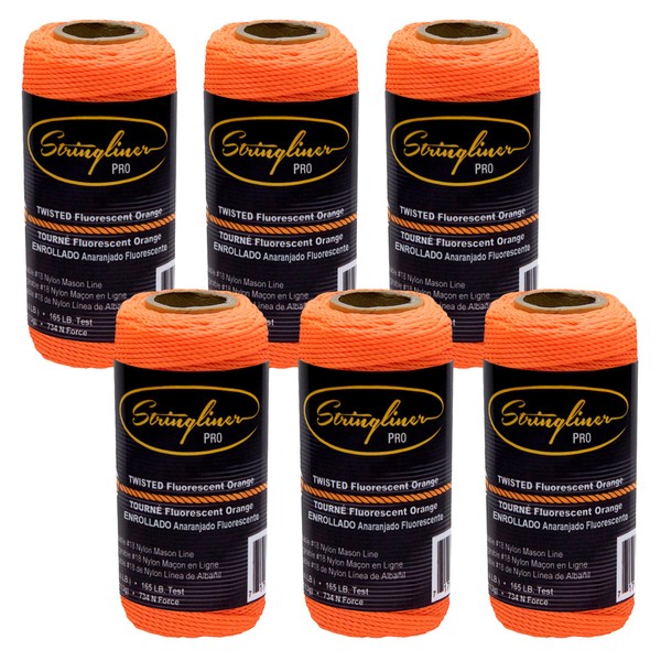 Stringliner 35006 Mason’s Line Replacement Rolls – 1/8 Lb. #18