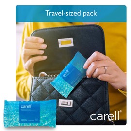Carell Professional Care - Pack of 10 Wipes - Refreshing Personal Care Wipes - Gentle, Dermatologically Tested, Alcohol Free, Travel Frindly - Blue