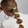 6 Pcs Doradas Hair Ties Accesorios Mujer, Retro Elástico Ligas