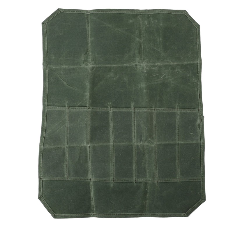 Chef Knife Roll Bag Portable Waterproof Waxed Canvas Knife Carrier