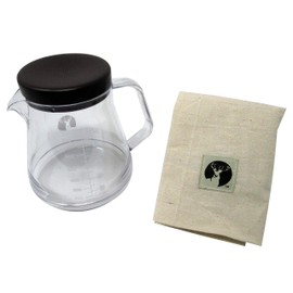 Captain Stag UW-3523 Coffee Pot, Crack Resistant, 28.9 fl oz (850 ml), Made in Japan, Storage Bag Included