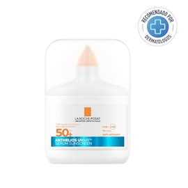 La Roche-Posay Anthelios UVAIR SPF 50+, Serum Protector Solar invisible 50 ml. Textura ligera. Con Ácido Hialurónico, Niacinamida y Vitamina E.