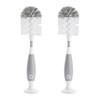 Munchkin Bristle Bottle Brush, Grey, 2 Pack