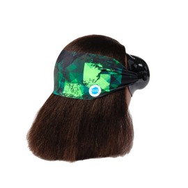 Splash Place SWIM MASK with Fabric Strap - Green Fusion | Fun, Fashionable, Comfortable - Kids Swim Goggles with Nose Cover