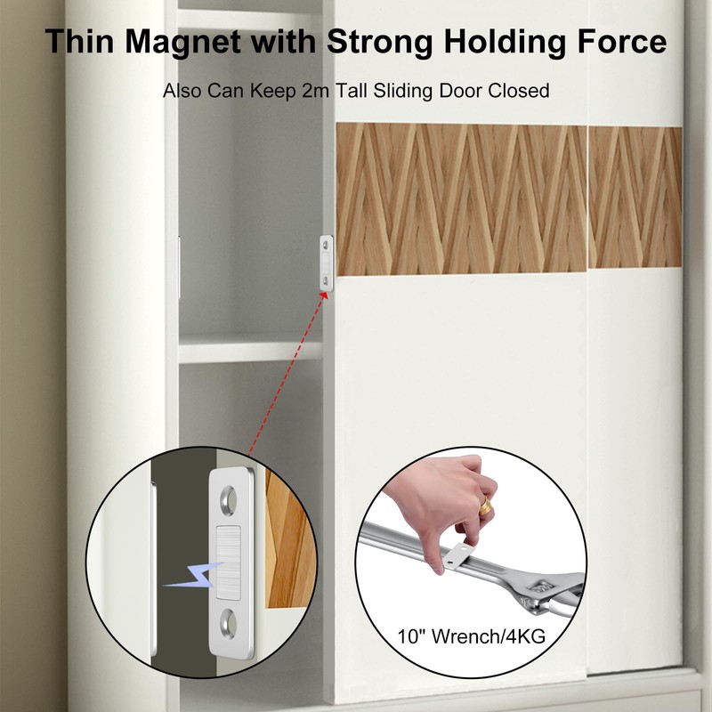 Drawer Magnets Jiayi 12 Pack Ultra Thin Cabinet Door Magnet