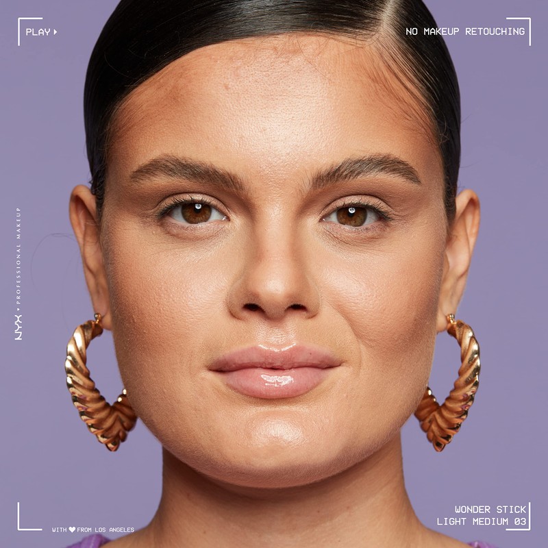 NYX Professional Makeup Stick Highlight and Contour, Double Tip, Definition