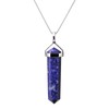 Franki Baker Natural Blue Lapis Lazuli Double Point Spear Pendant