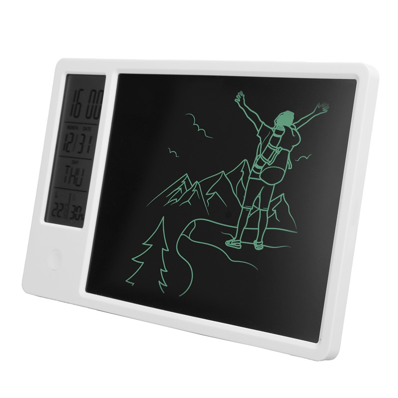 Electronic Calendar Writing Board Desktop Digital Display Handwriting Drawing Tablet