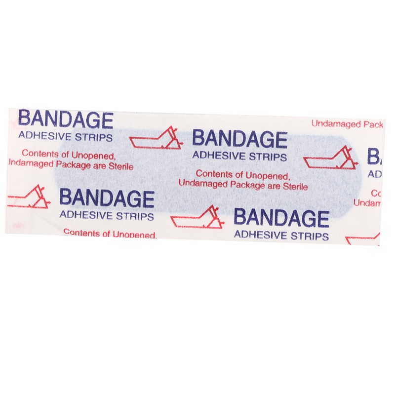 100pcs / box Adhesive Bandage Food Grade Antibacteria Waterproof Wound