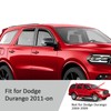 Voron Glass in-Channel Extra Durable Rain Guards for Dodge Durango