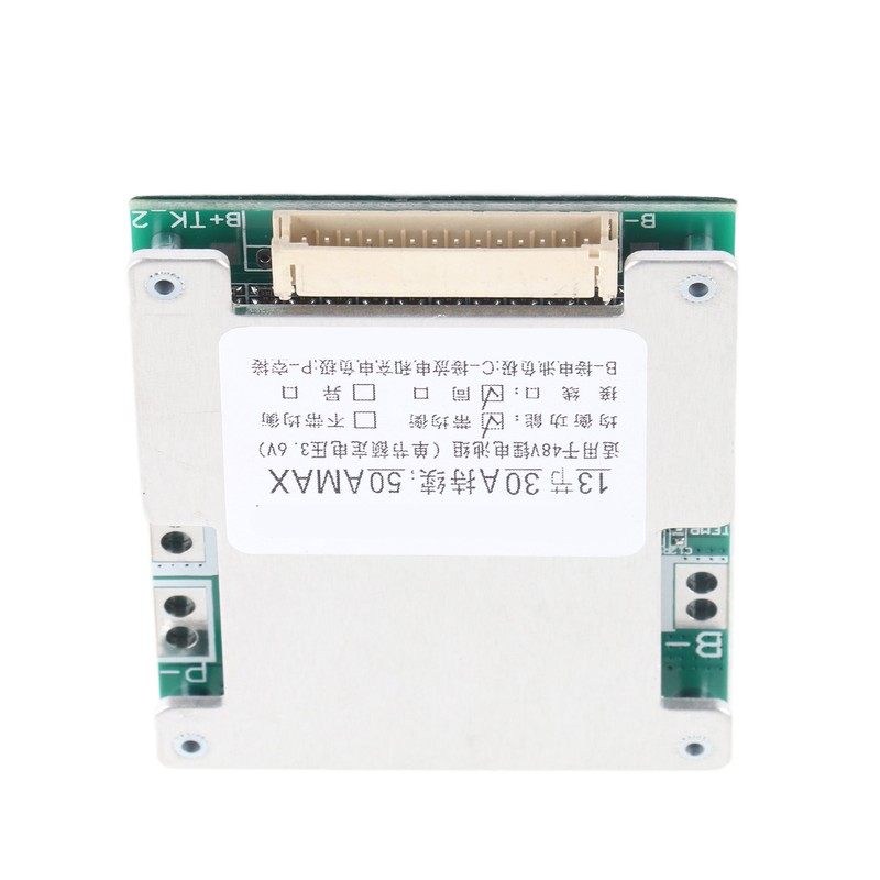 13S 30A Lithium Battery Charging Protection Board BMS PCB with