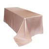 YOUR CHAIR COVERS - 90 x 156 inch Rectangular Satin