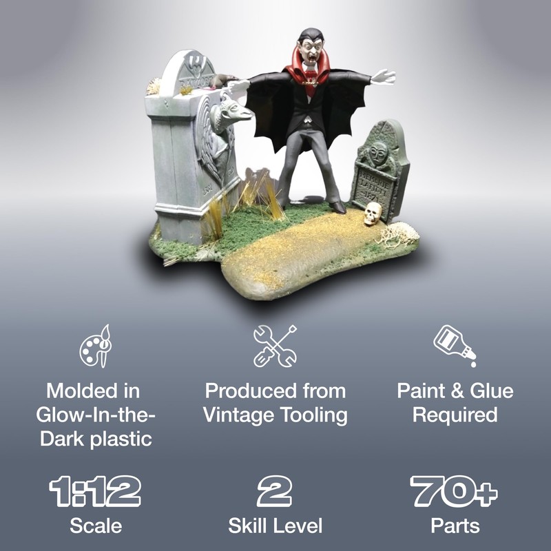 Polar Lights POL977/12 1/12 Haunted Manor: Flight of The Vampire