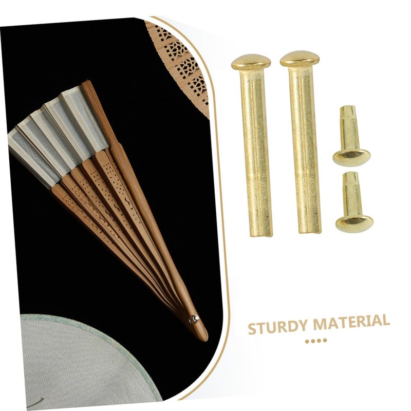 iplusmile 5set Folding Fan Repair Kit Metal Rivet and Nut