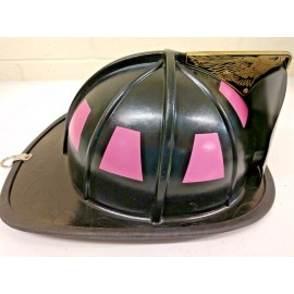 Unbranded 8 HOT PINK Reflective Fire Helmet Tetrahedrons, Tets, Tetrahedron, Firefighter