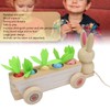 Toddler Radish Matching Car Toy Baby Safe Infant Robust Wooden