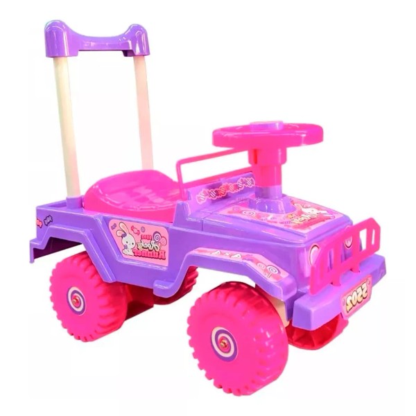 Mytek Montable Carrito Impulso Jeep Morado Sonido My5502 Mytoy