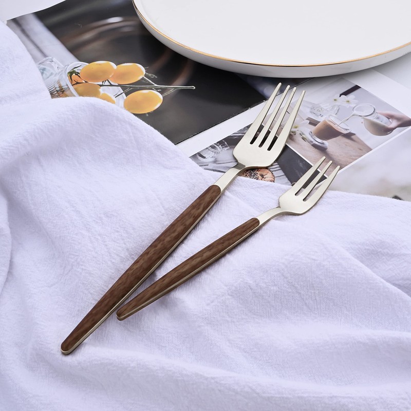Uniturcky 20-Piece Silverware Set for 4, Stainless Steel Flatware Tableware