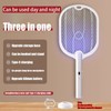 3-in-1 Electric Mosquito Swatter for Home – 3000V Rechargeable Bug