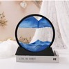 Flowing Sand Art Decor for Desks – Rotating Hourglass Landscape