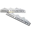2X High Country Emblem Fender Tailgate Badge Strong Adhesive Fit