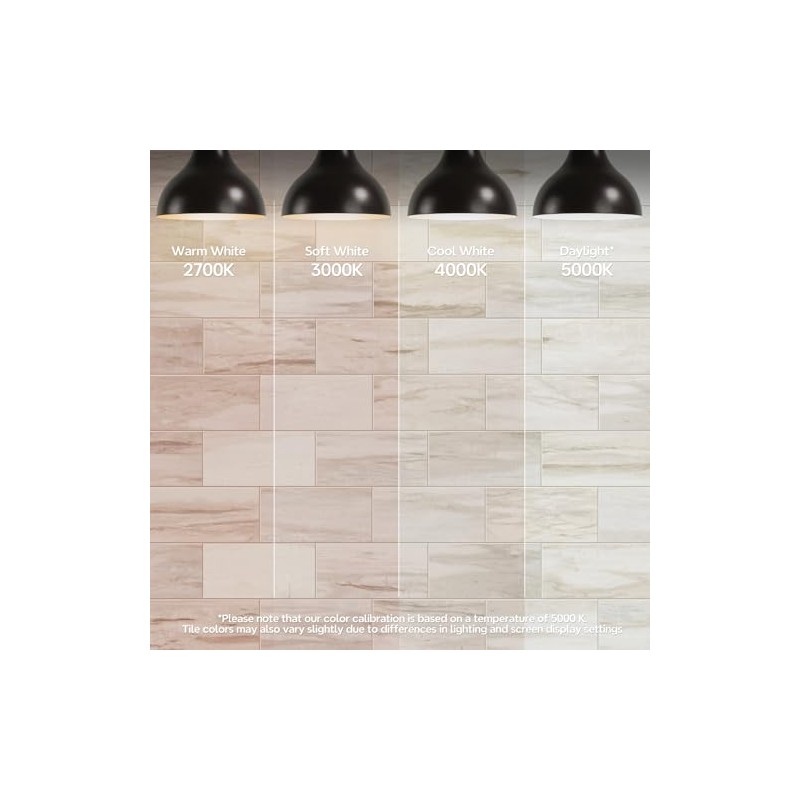 Vamos Tile 4-Piece Glossy Wooden Marble Grain Peel and Stick