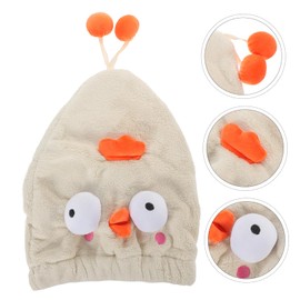Mikinona Hair Drying Cap Cartoon Design Dry Hair Hat for Women and Girls Towel Absorbent Material