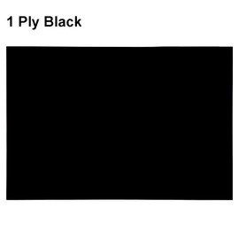 1Ply / 3 Ply Black Pickguard Material Blank Sheet for Guitar Bass 43.5 x 29 cm (1 Ply Black)