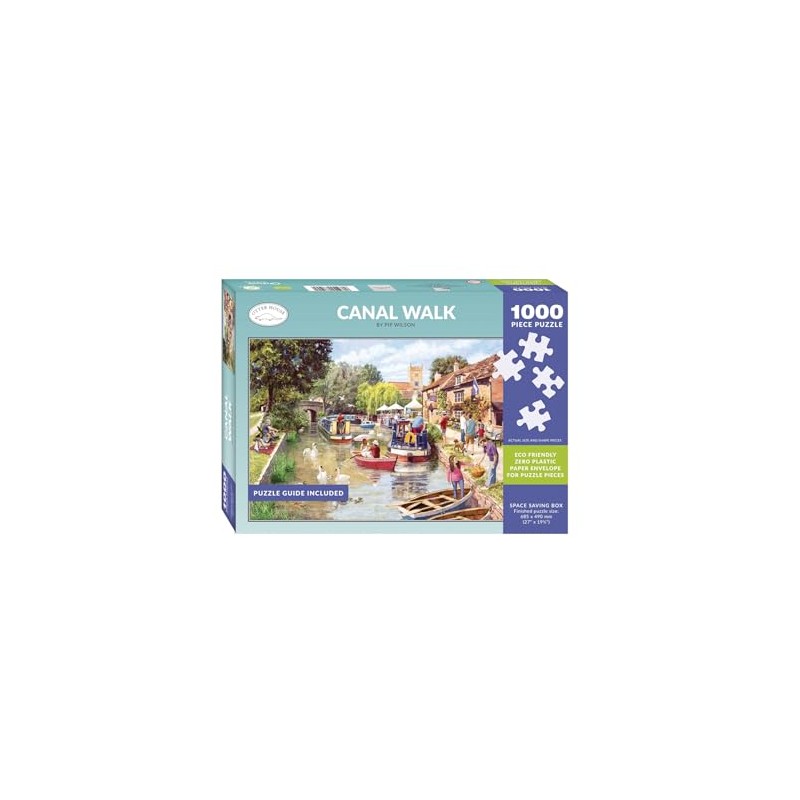 Otter House Gift Jigsaw Puzzle 1000 Piece- Canal Walk