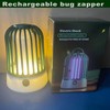 Bug Zapper, Outdoor Indoor Electric Mosquito Zapper, Portable Rechargeable Bug