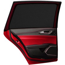 JELLYBABABABY Car Window Shades - Car Sun Screens for Windows - Baby Sun Shade - Covers Rear Side Window - Blocks UV Rays, Protects Babies, Kids & Pets - Auto Sun Visors -Fits Almost Every Car.2 Pack.