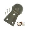 Dolphin Shop, Coconut Scraper Grater Stainless Steel Shredder Serrated Grinder