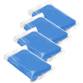 Cleaning clay, car clay bar, car clay paint, 4 x 100 g paint cleaning clay, paint clay for cars, motorcycles, trucks, caravans (blue)