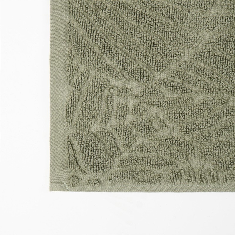 Brentfords Green Hand Towels for Bathroom, 100% Cotton Hand Towels