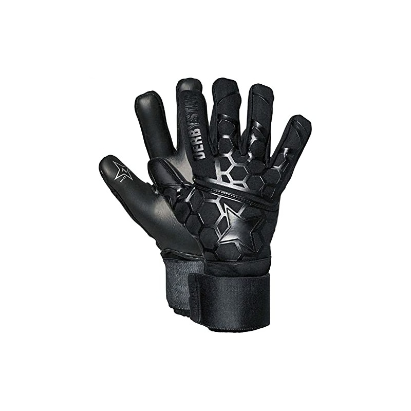 Derbystar APS Legend I Goalkeeper Gloves, Unisex, Black, 8.5