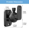 Cozycase Speaker Wall Mount with Fittings - 2 Pieces Swivelling