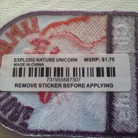 Girl Scouts Explore Nature Unicorn Patch Badge New