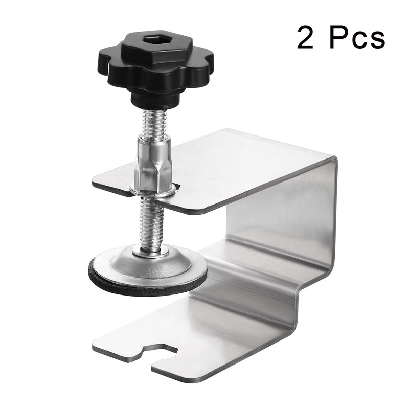 sourcing map Drawer Front Installation Clamps, Stainless Steel Cabinet Jig