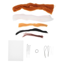IWOWHERO 2 Sets DIY Cat Needle Felting Kit with Tools Fun Crafting Material for Cat Lovers for Decoration and Embellishment
