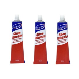 3 Pack Shoe Glue Repair Adhesive for Fixing Worn Shoes Boots Sneakers Leather Handbags & Fix Soles Heels (40ml Each Tube)
