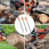 3 Pieces Chainsaw Chain Sharpening File,Professional Round Chainsaw Sharpener for