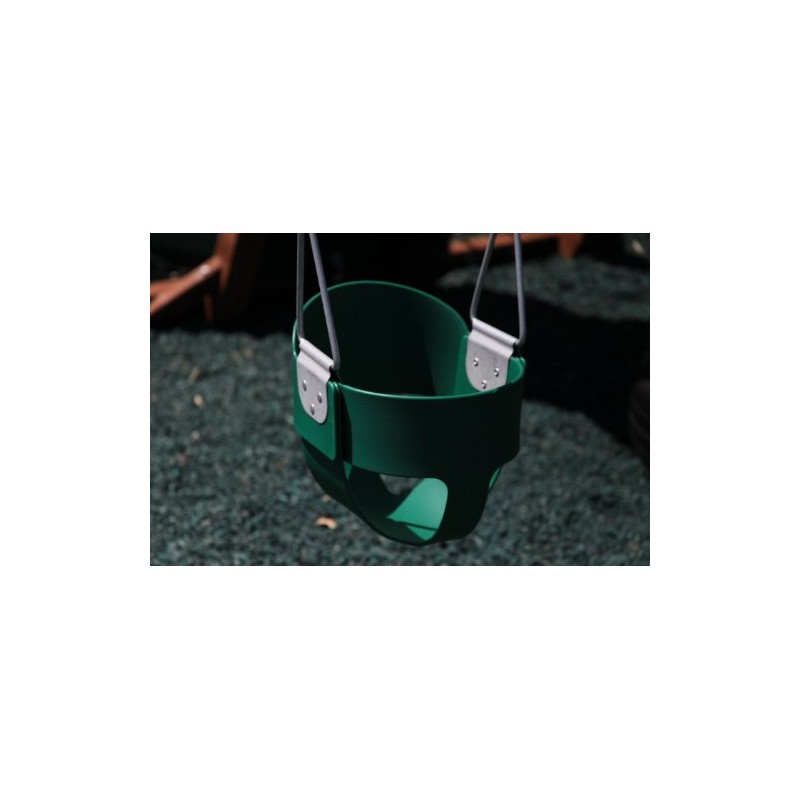 Swing Kingdom Green Rubber Infant Swing