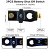 Battery Disconnect Switch, zxbaers Heavy Duty Battery Cut Off Switch