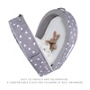 Mooedcoe Foldable Toddler Floor Bed with Sides, Folding Toddler Bed