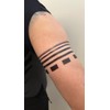 18 Blätter Temporäre Armband Tattoos Maori Tattoos Tribal Tattoos Armband18-2