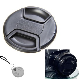 A&R PHOTO Front Lens Cap Cover Compatible with Panasonic DC-FZ80 Digital Camera with Lens cleaning cloth 91109
