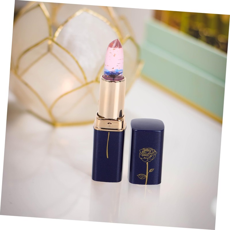 Beavorty Changing Lipstick Flower Extracts and Moisturizing Formula Easy Application