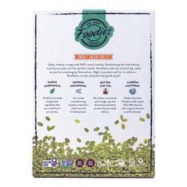 Foodies PumThins Smokey Chedda Crackers, Gluten Free, Made with Organic Pumpkin Seeds, No Seed Oils, Healthy, Paleo Friendly, 4.25 oz 3-Pack