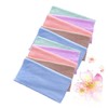 FOMIYES Coral Fleece Facial Makeup Remover Cloths 10pcs Soft Microfiber